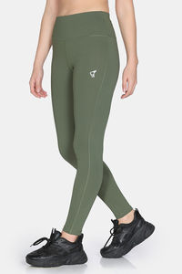 Zelocity Quick Dry Gym Leggings - Four Leaf Clover — thumbnail 3
